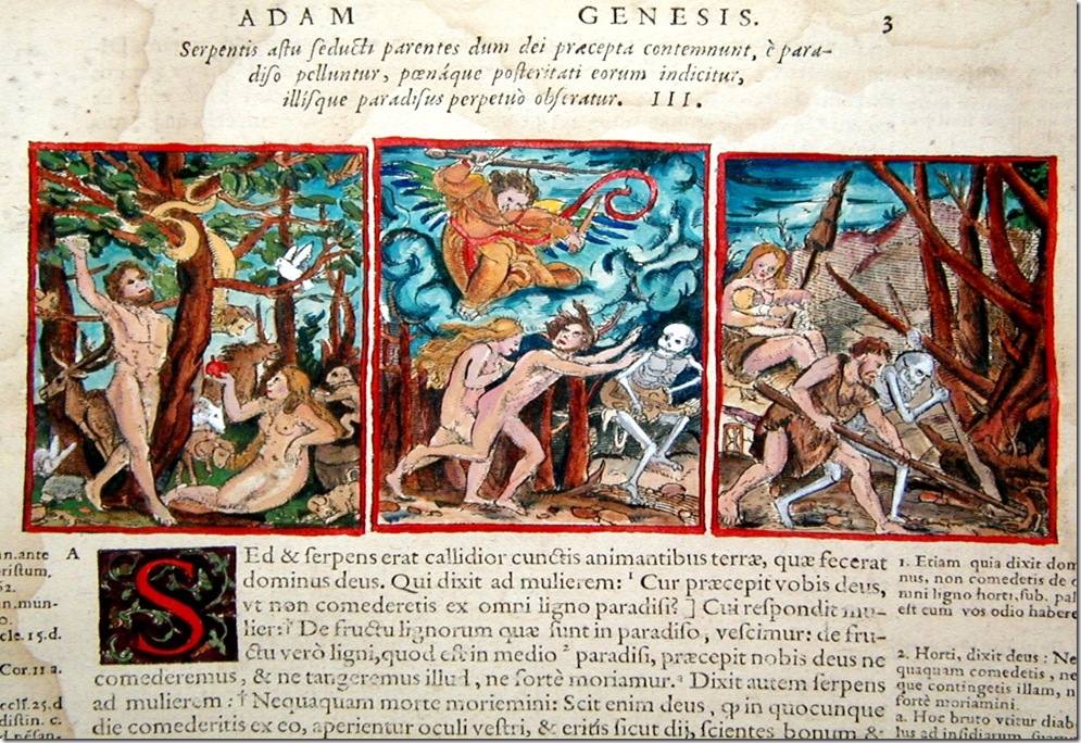 Adam and Eve Holbein Bible