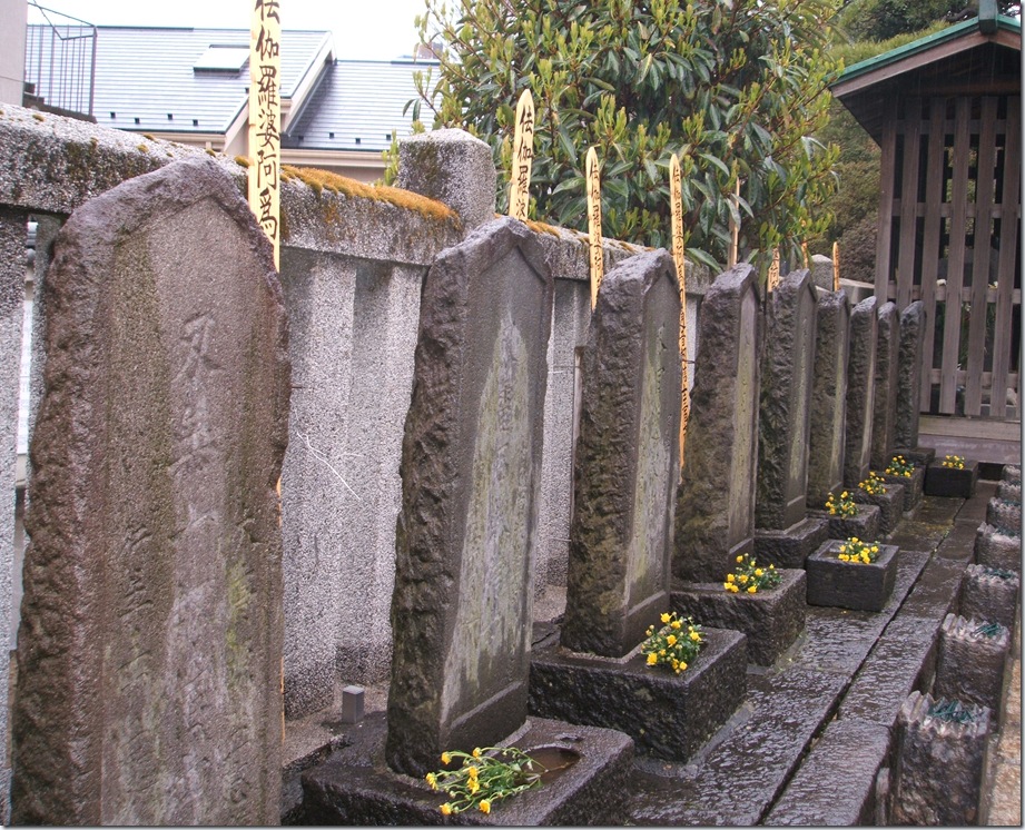 Graves of the Forty-seven Ronin at Sengaku-ji