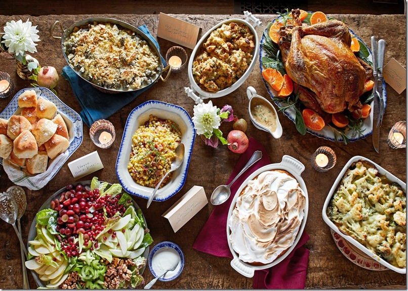 Thanksgiving Food Display-