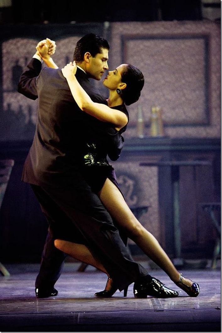 Couple Dancing Tango