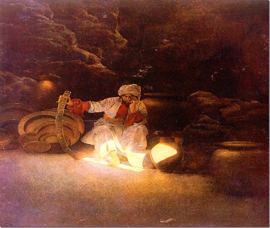 Ali Baba On The Treasure Cave